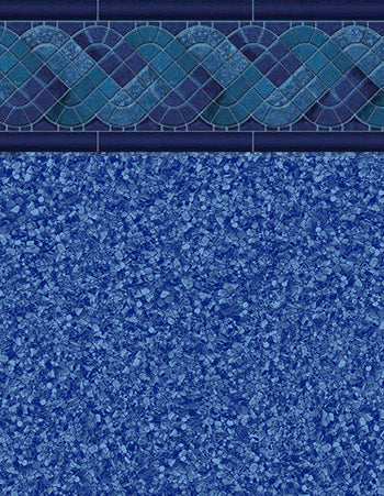 Raleigh Blue Wall Blue + Beach Pebble Floor